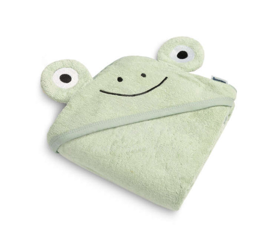 SOFT BATH TOWEL FROG 90X90 GREEN