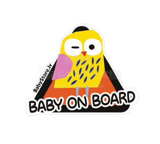 Baby On Board Art.177649  car sticker