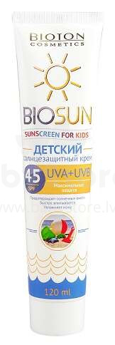 Saules aizsardz.krēms bērnu 45SPF 120ml