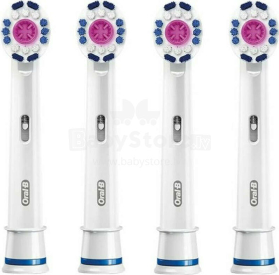 Oral-B 3D White tip EB18-4 4 gab.