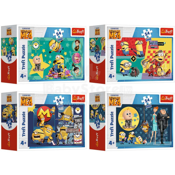 TREFL MINIONS mini puzzle 54 pcs