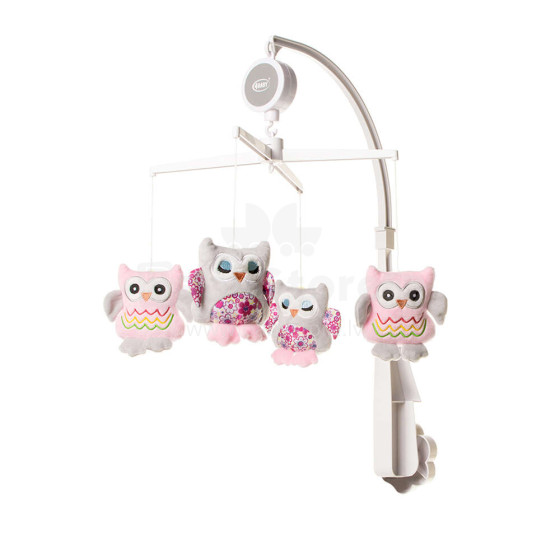 Karuselis OWLS pink 4BABY OP08*