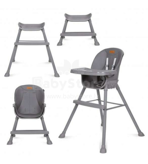 Krēsliņš EATAN grey 4-in-1 Kidwell [A]*