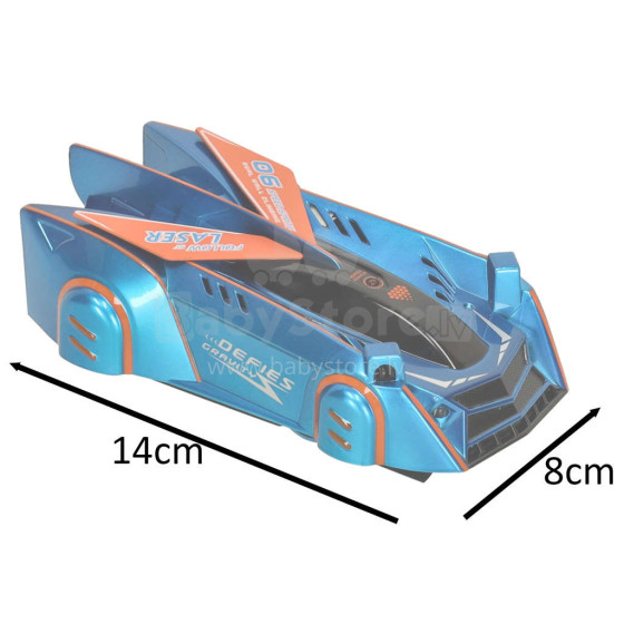 Ikonka Art.KX3614 RC laser-controlled wall-mounted blue laser car