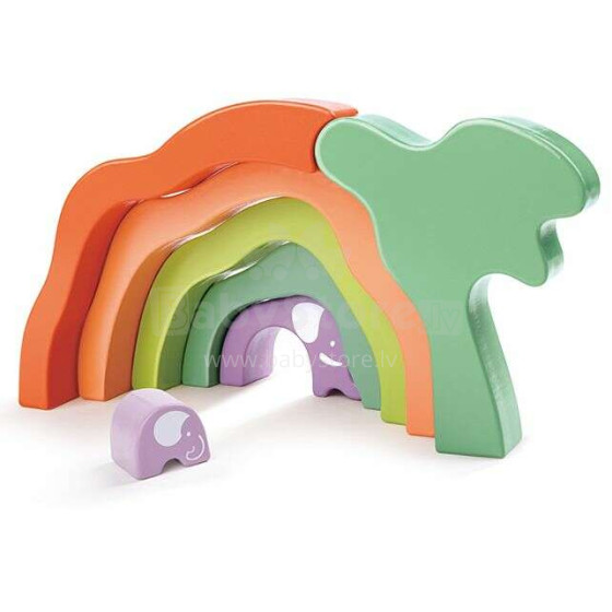 HAPE bloku sakraušana Safari Elephant, E0489A