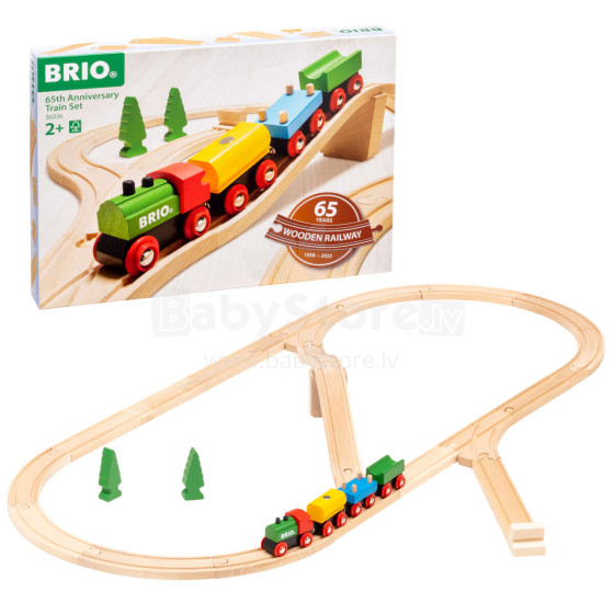 BRIO 65. gadu jubilejas vilciena komplekts, 36036