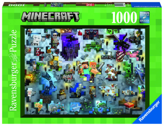 RAVENBURGER puzle Minecraft Mobs, 1000gab., 17188