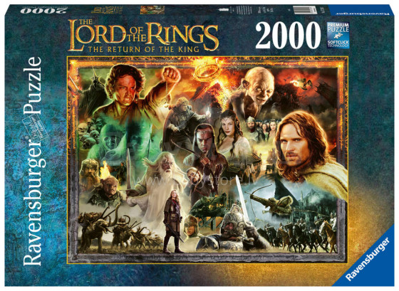 "RAVENSBURGER puzle ""LOTR Kara?a atgriešan?s 2"", 2000 gab., 17293"