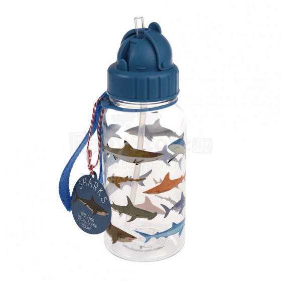 Sharks Kids Water Bottle, Rex London