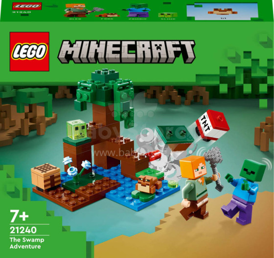 21240 LEGO® Minecraft™ Piedzīvojums purvā