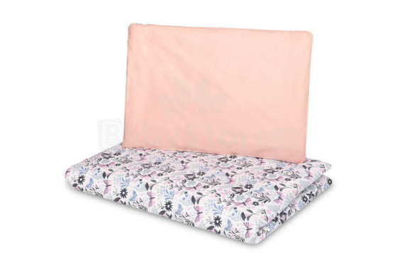 TWO-ELEMENT BEDDING PINK BUTTERFLIES 100X135 