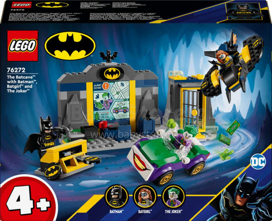 76272 LEGO® Super Heroes DC Betmenala ar Betmenu, Betmeiteni un Džokeru