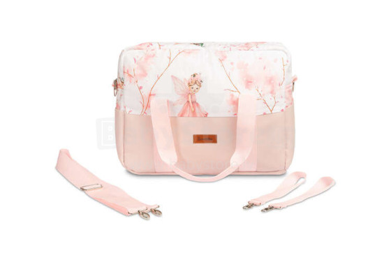 STROLLER BAG ECO LEATHER FAIRIES PINK