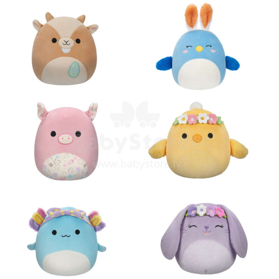 SQUISHMALLOWS Mīkstā rotaļlieta, Lieldienu sērija, 19 cm