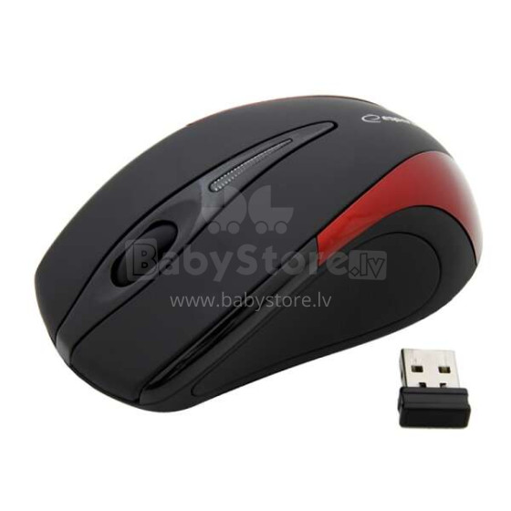 ESPERANZA WIRELESS 2.4GHZ OPTICAL MOUSE 3D USB ANTARES RED