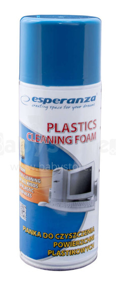 ESPERANZA PLASTIC CLEANING FOAM 400ML