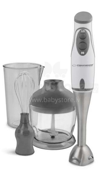 ESPERANZA HAND BLENDER PESTO 450W STAINLESS STEEL ROD & FULL SET
