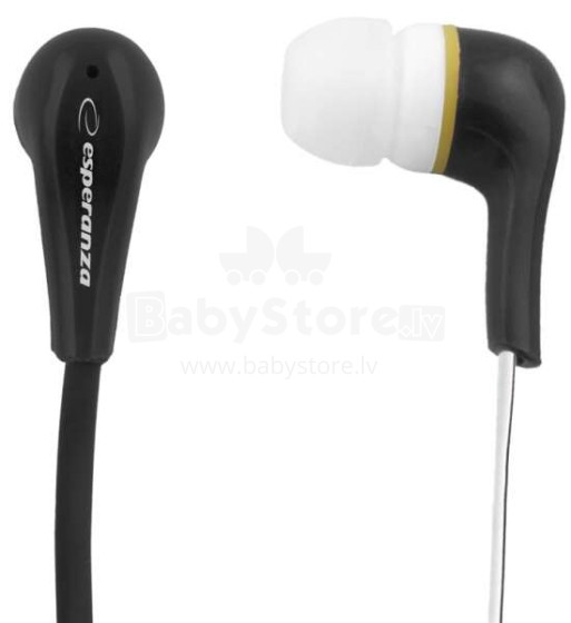 ESPERANZA STEREO EARPHONES LOLLIPOP BLACK