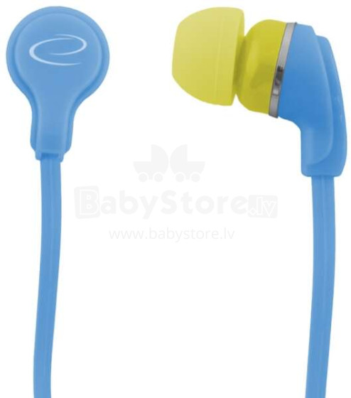 ESPERANZA STEREO EARPHONES NEON TURQUISE