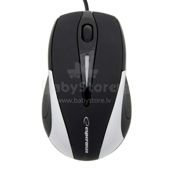 ESPERANZA SIRIUS 3D WIRED OPTICAL MOUSE USB BLACK/SILVER