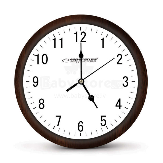 ESPERANZA WALL CLOCK LOS ANGELES WHITE