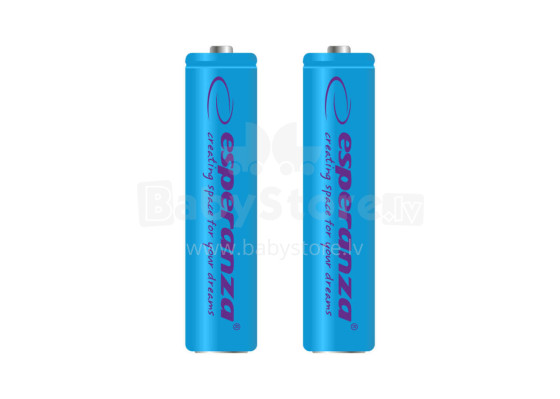 ESPERANZA RECHARGEABLE BATTERIES Ni-MH AAA 1000MAH 2PCS.