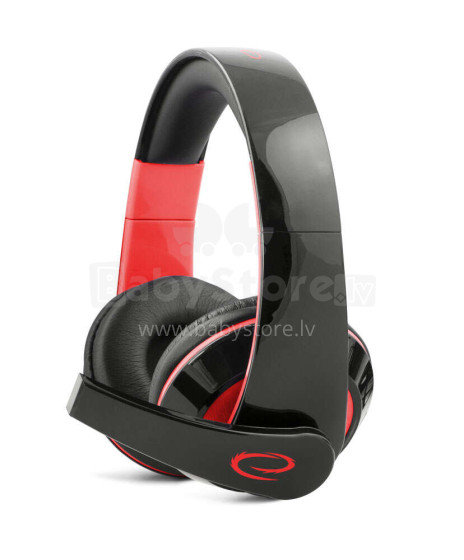 ESPERANZA STEREO HEADPHONES WITH MICROPHONE FOR GAMERS CONDOR RED