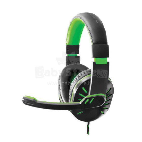 ESPERANZA HEADPHONES FOR GAMERS WITH MICROPHONE CROW GREEN