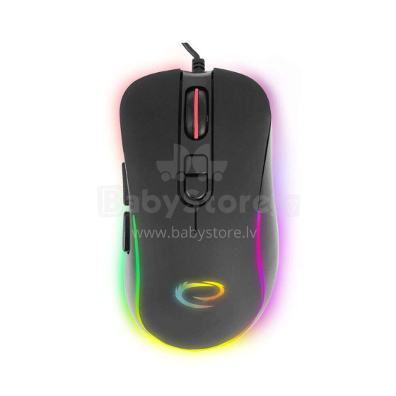 ESPERANZA WIRED MOUSE FOR GAMERS LED RGB 7D OPT. USB-C MX303 HESPERIS