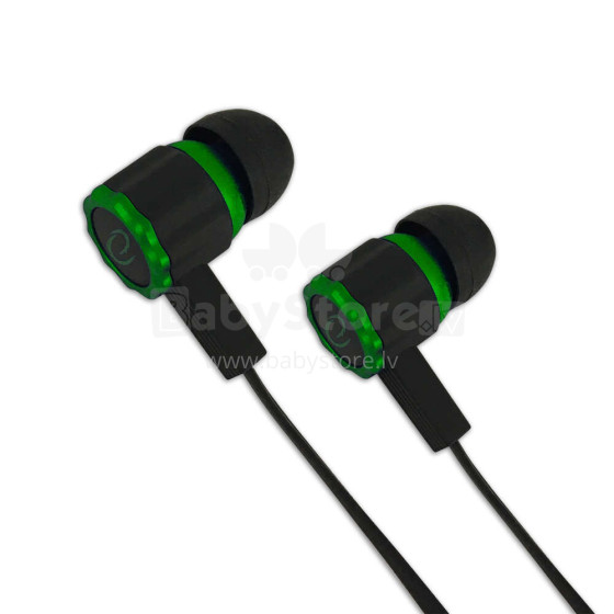 ESPERANZA GAMING STEREO EARPHONES WITH MICROPHONE VIPER BLACK-GREEN