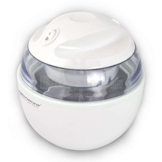 ESPERANZA ICE CREAM MAKER VANILLA WHITE