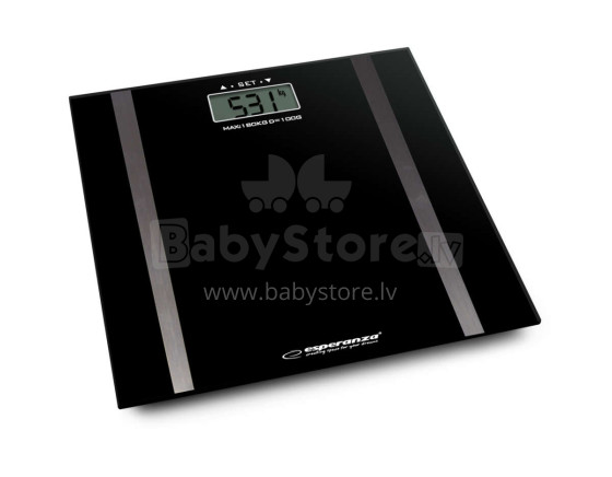 ESPERANZA DIGITAL FAT SCALE SAMBA BLACK