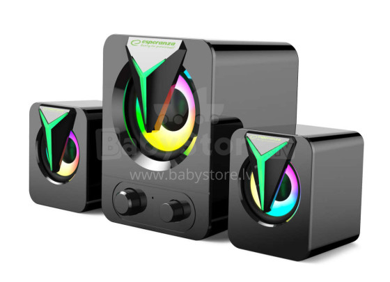 ESPERANZA USB SPEAKERS 2.1 LED RAINBOW SOPRANO