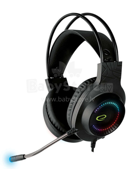 ESPERANZA STEREO HEADPHONES WITH MICROPHONE AND 7.1 SURROUND SOUND COURSER