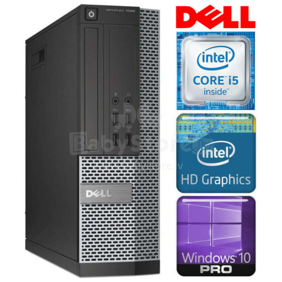 Персональный компьютер DELL 7020 SFF i5-4570 8GB 120SSD DVD WIN10PRO/W7P