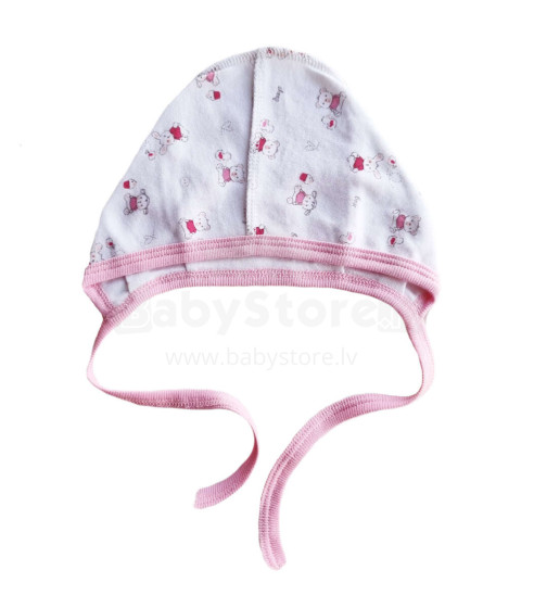 Galatex Baby Cap Art.181463 Kitty  Baby 100% medvilninė kepurė Katės