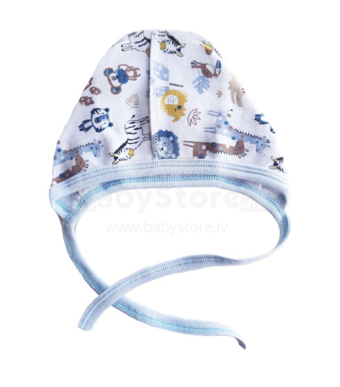 Galatex Baby Cap Art.181464 Zoo Baby 100% medvilninė kepurė Katės