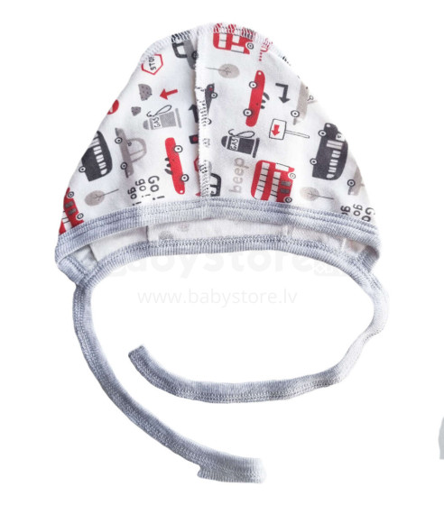 Galatex Baby Cap Art.181466 Cars Шапочка для новорождённых 100% хлопок