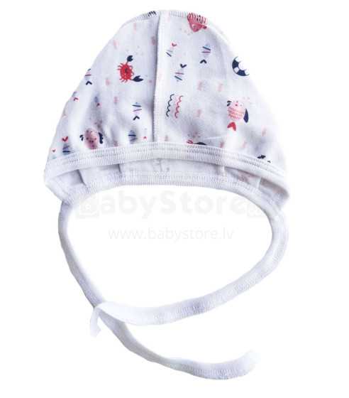 Galatex Baby Cap Art.181473 Ocean Baby 100% medvilninė kepurė Katės