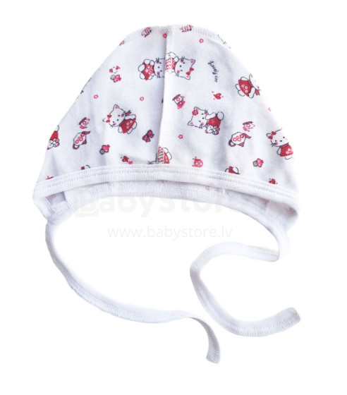 Galatex Baby Cap Art.181476 Hello Kitty Шапочка для новорождённых 100% хлопок