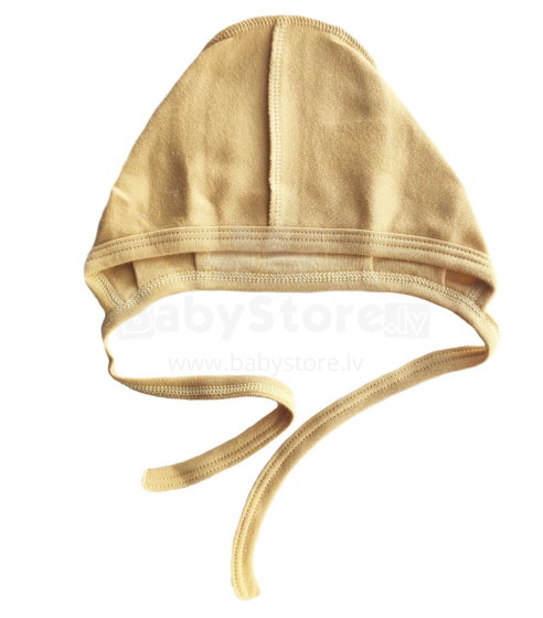 Galatex Baby Cap Art.181477 Yellow Baby 100% medvilninė kepurė Katės