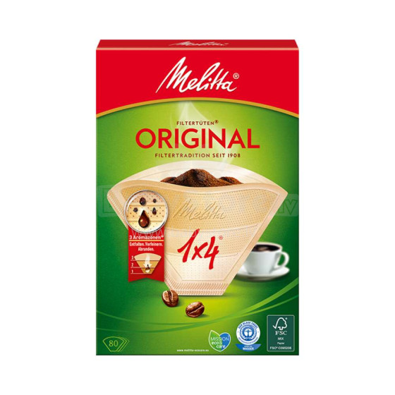 MELITTA AROMA ZONES Filterbags 1X4/80 NB AZ 2012