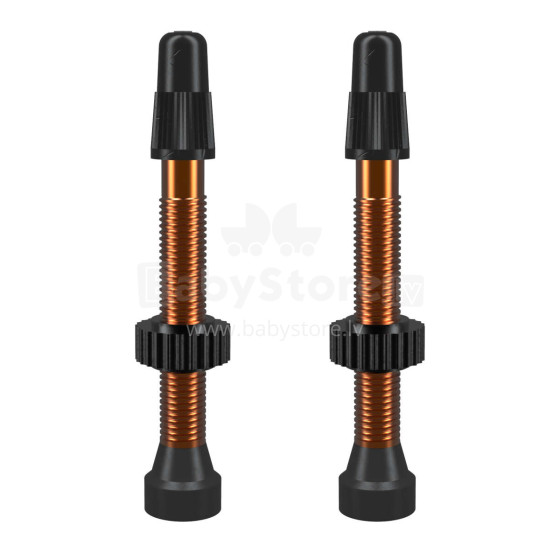 WTB TCS AL Orange Presta Tubeless Valve Stems 46mm 2 pcs