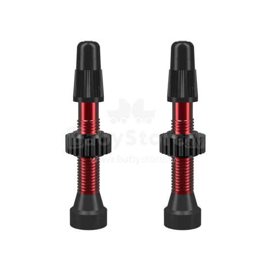 WTB TCS AL Red Presta Tubeless Valve Stems 34mm 2pcs