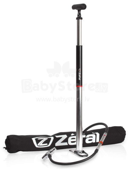 ZEFAL PROFIL TRAVEL FLOOR PUMP - SILVER/BLACK