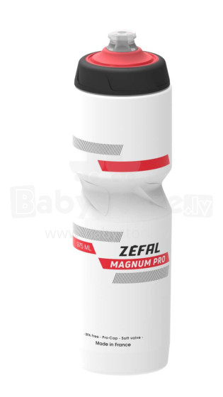 ZEFAL MAGNUM PRO BOTTLE - WHITE (RED-BLACK)