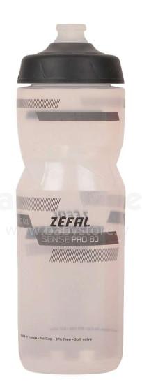 ZEFAL SENSE PRO 80 BOTTLE - TRANSLUCENT (GREY/BLACK)