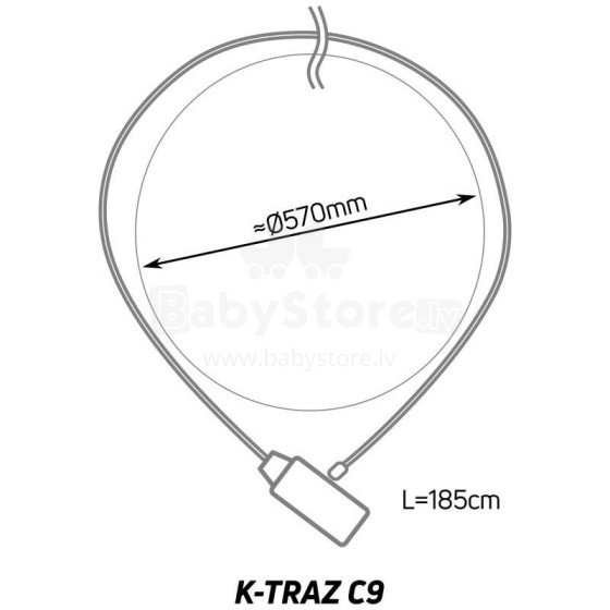 ZEFAL K-TRAZ C9 CODE bike lock