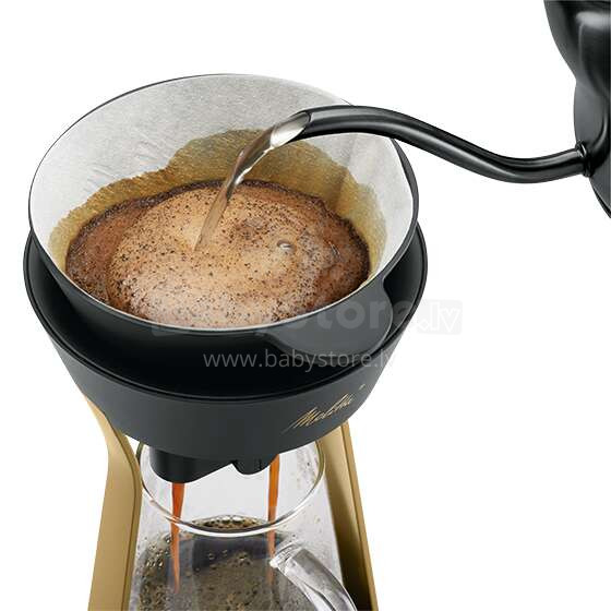 MELITTA AMANO pour over filter coffee maker, gold