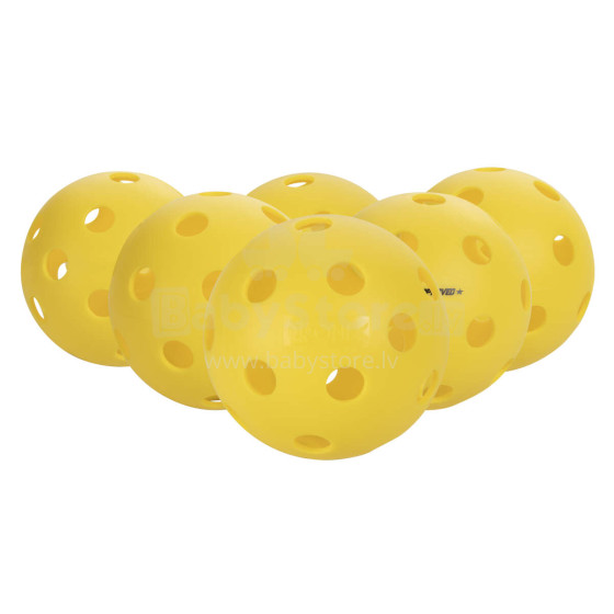 Onix Fuse Indoor Pickleballs 6pack, Yellow